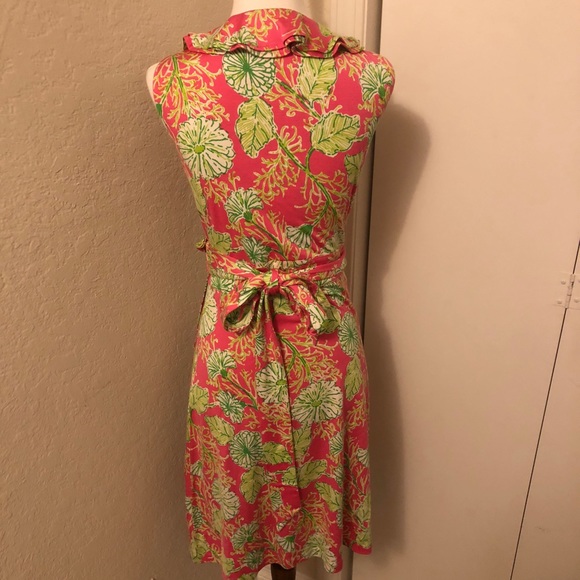 Lilly Pulitzer Floral Wrap Dress - Picture 4 of 4